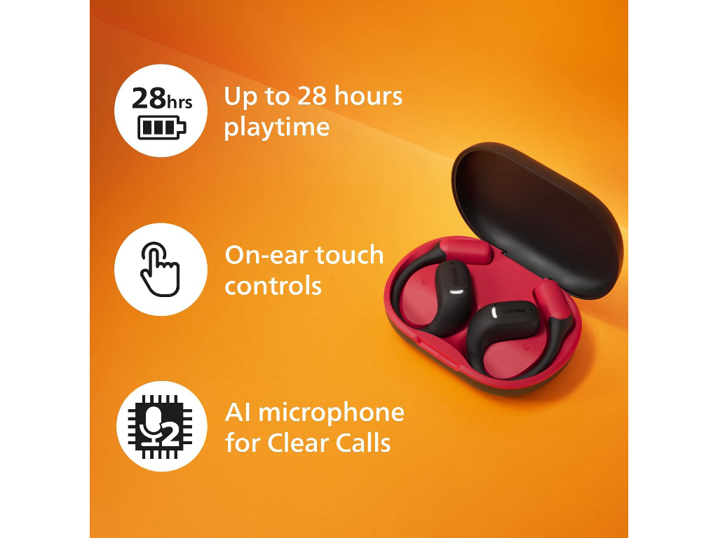 Philips TAA6709BK/00 sportskeBT slušalice, IP55 zaštita,do 28h reprodukcije - Image 5