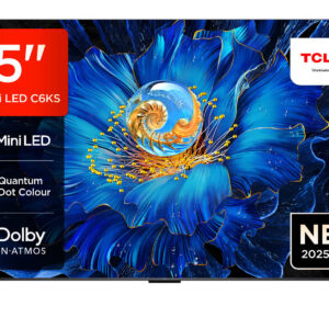 TCL 75"C6KS 4K QD-Mini LED TV60Hz Google TV; Game Master;Dolby Atmos; Onkyo 2.1; HDR Premium;