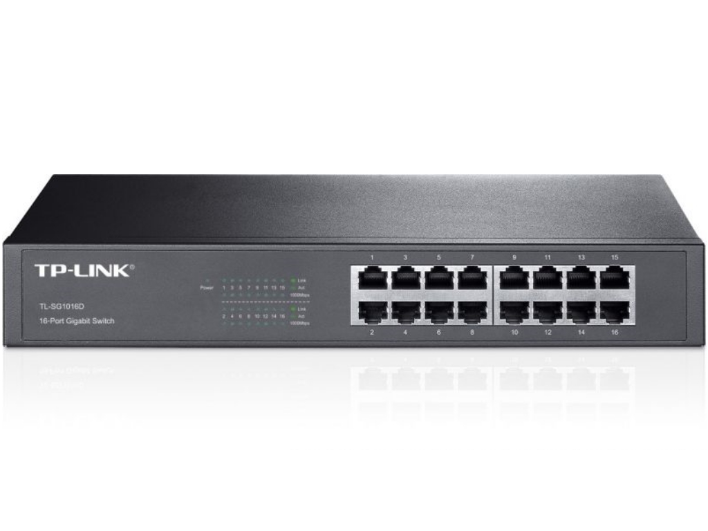 TP-Link TL-SG1016D 16-PortGigabit Desktop/RackmountSwitch, 16x10/100/1000 - Image 3