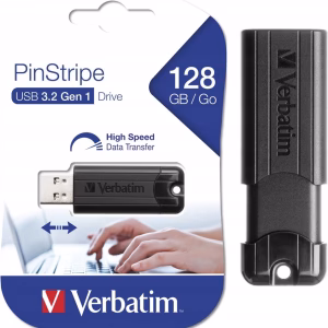 USB MEMORIJSKI STIK 128GB VERBATIM PinStripe