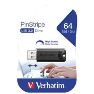 USB MEMORIJSKI STIK 64GB VERBATIM PINSTRIPE