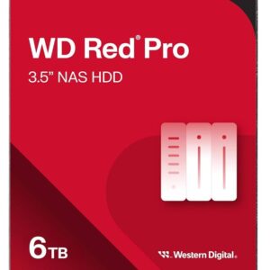 WD HDD 6TB Red Plus5400RPM 256MB