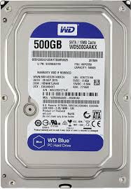 WD HDD 500GB SATA3 Pull16MB 7200RPM Caviar BluePull Drive,12 mjeseci garancija