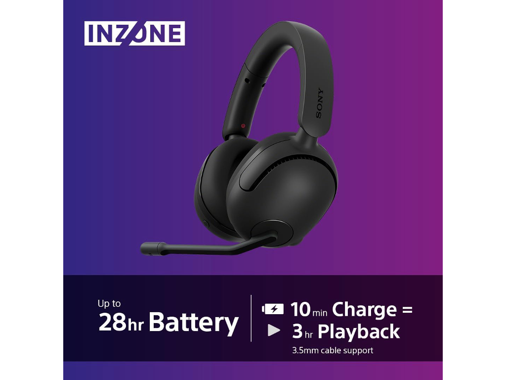 Sony gaming slušalic INZONE H5bežične slušalice BT; mikrofon360 Spatial Sound za Gaming 28h baterija - Image 5