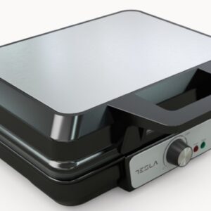 TESLA Waffle Toster WM200BXSnaga 1000 W; Hladna ručka nadodir; Ploče s neljepljivim premazom