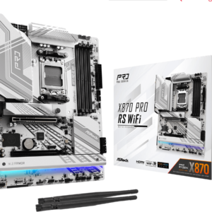 ASROCK MB X870 PRO RS WIFIAMD X870, 4xDDR5, 3xM.24xSATA, WIFI7, USB4, RAID, ATX, 2.5G LAN