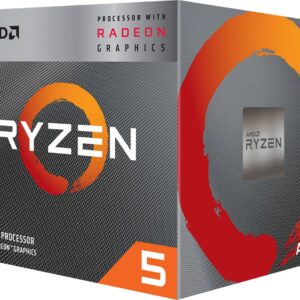 AMD Ryzen 5 3400G AM4 BOXCPU 4 cores,8 threads3.7GHz,4MB L3,65W,Radeon Vega 11