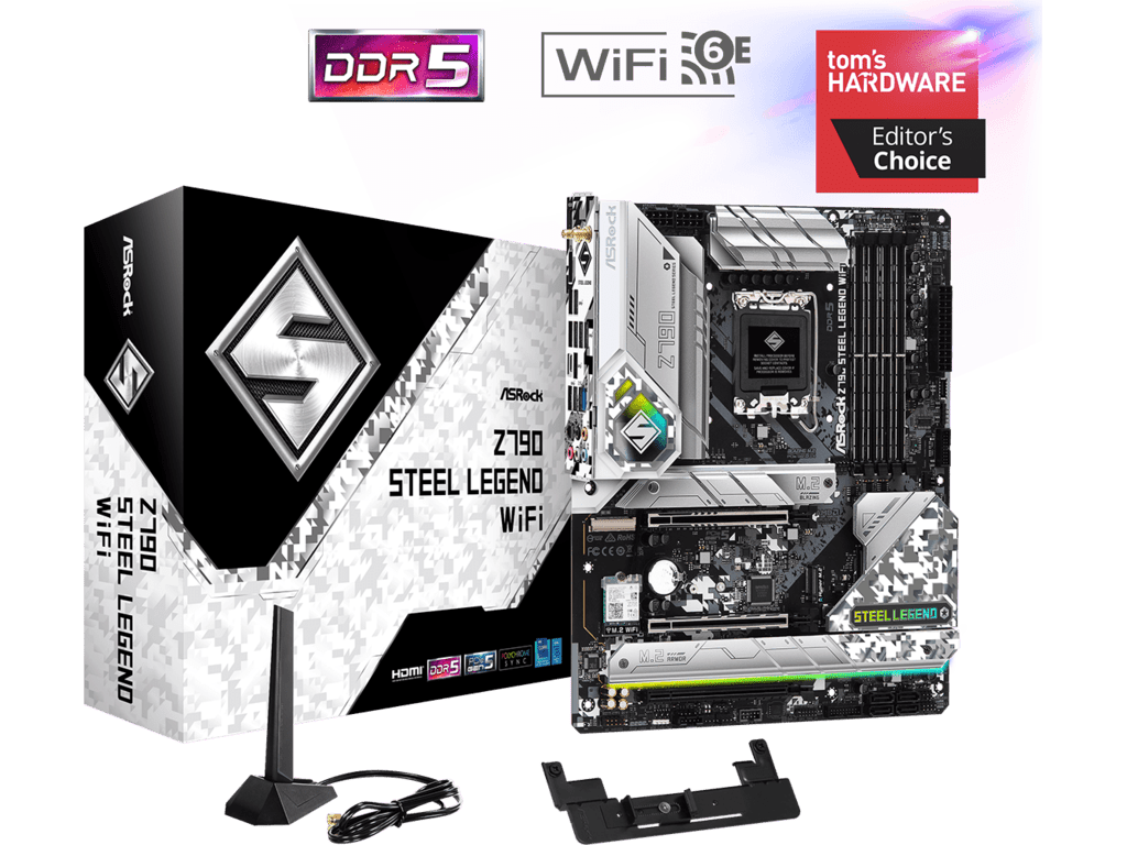 ASROCK Z790 STEEL LEGEND WIFIIntel Z790;LGA1700;4xDDR54xDDR5;RAID;HDMI,DP;ATX - Image 2