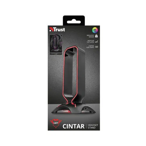 Trust GXT 265 Cintar RGB Headset Stand