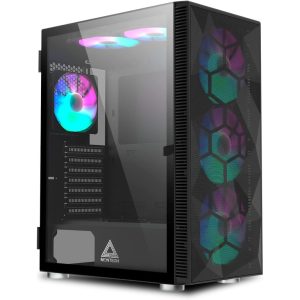 Montech Case X3 Mesh Mid tower, ATX 6x RGB Fans