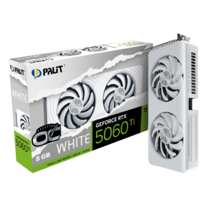 PALIT 5060 Ti White OC 8GB 8GB GDDR7, 128-bit, 3x DP, 1x HDMI