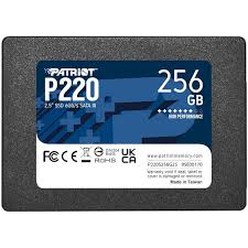 Patriot SSD 256GB 2.5", P220up to R/W: 550/500 MB/s