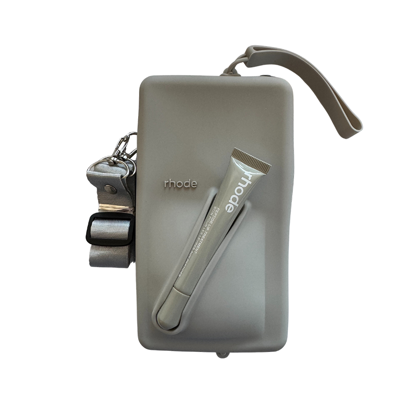 Rhode torbica with lipstick siva