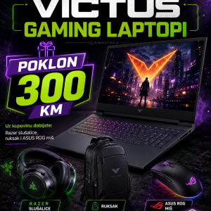 HP Victus Laptop 15-fb3026nn C8NJ1EA uz 3 poklona
