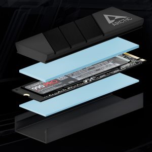 Arctic M2 PRO SSD Coolerfor M.2 Drives, Black