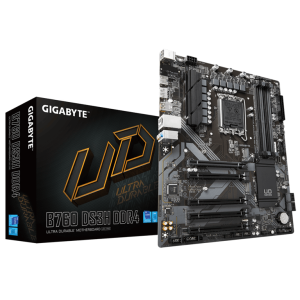 Gigabyte MB [B760 DS3H DDR4]LGA1700; 4xDDR4;2xM.2; 4xSATA6xUSB; HDMI, DP; ATX