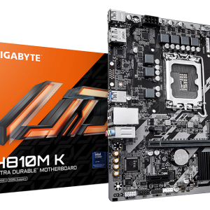 Gigabyte MB H810M K DDR5 LGA1851, 2x DDR5,1xM.2,4xSATA 6x USB, HDMI, DP, mATX