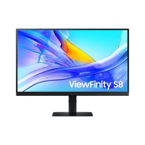 Samsung ViewFinity S8 27" mon4K, PS, 60Hz, 350cd, 5ms, HDMIDP, USB-C 90W, RJ-45, HAS