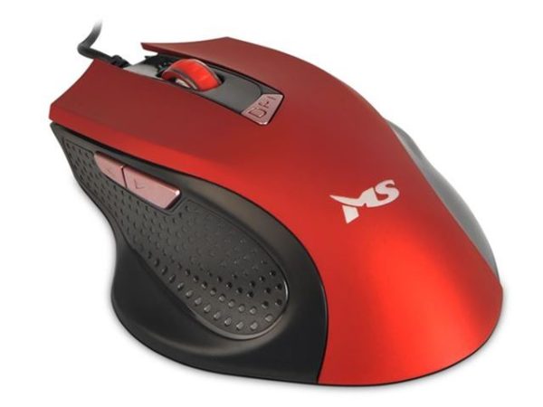 Miš Žičani MS FOCUS C116 crveni