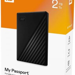 HDD Eksterni WD My Passport Black 2TB 2,5" WDBYVG0020BBK-WESN