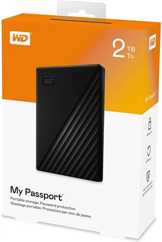 HDD Eksterni WD My Passport Black 2TB 2,5" WDBYVG0020BBK-WESN