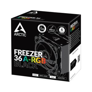 Arctic Freezer 36-S A-RGB BlacCPU cooler, 1851, 1700,AM4,AM5