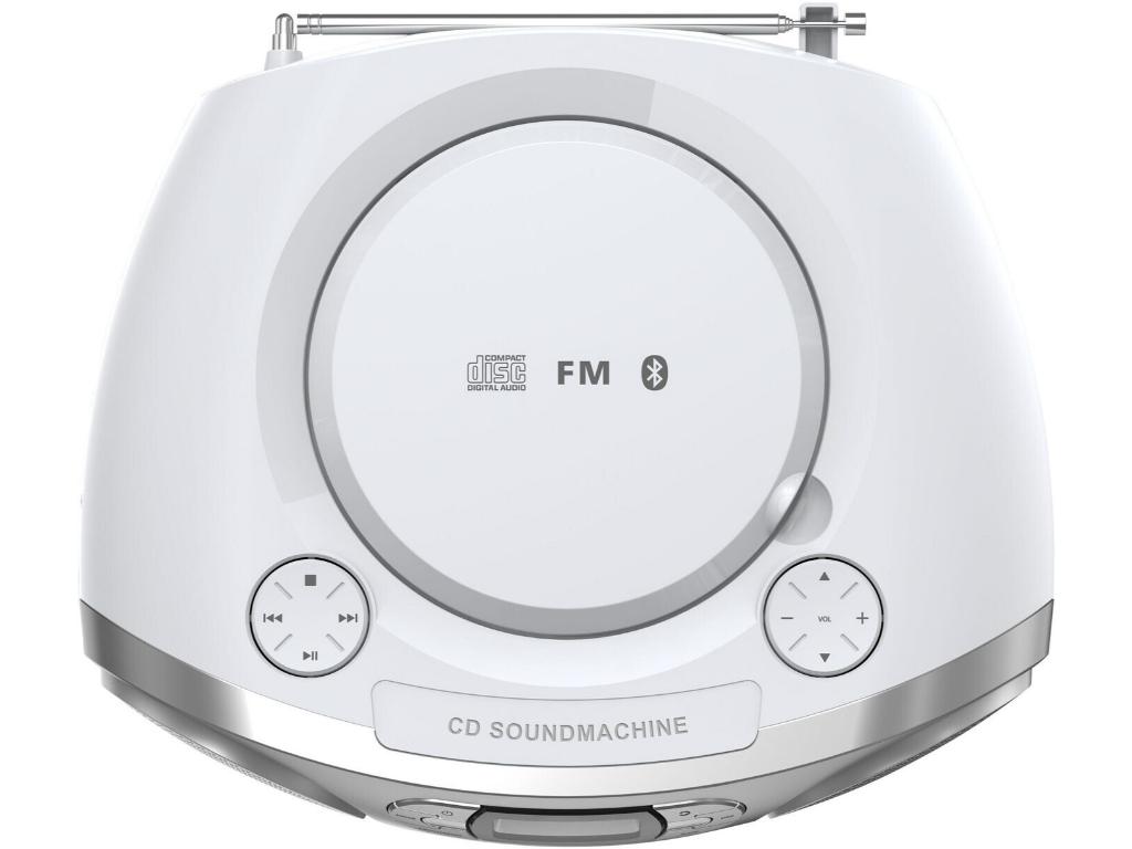 Philips TAZ2000 CD SoundmachinCD; CD-R; CD-RW; FM Antena;BT; USB; izlazna snaga (RMS) 3WX2; siva - Image 3
