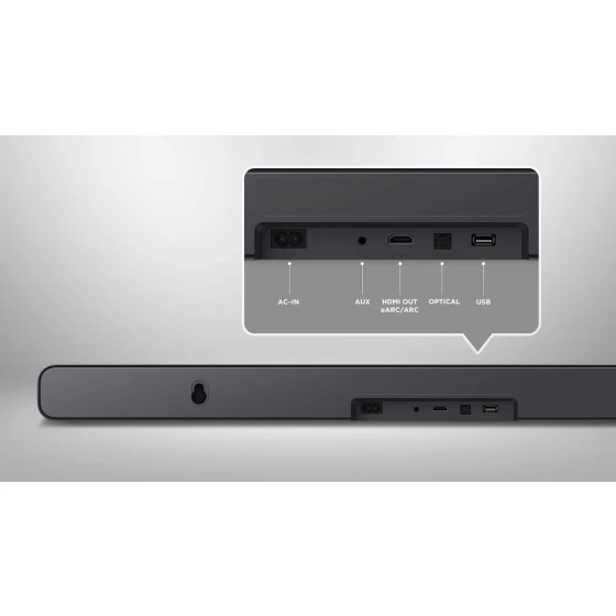 TCL Soundbar S45HE;DTS Virtual:X Dolby Atmos;100W 98dB AI sonic siva