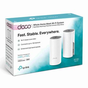 TP-Link Deco E4 (2-PACK) AC1200 Whole Home Mesh Wi-Fi System