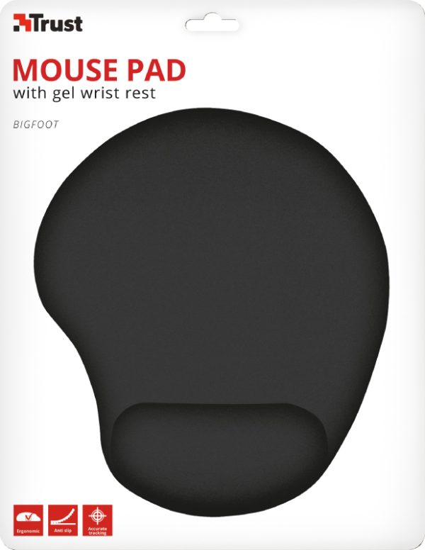 Trust Big-Foot podloga za miš,ergonomska, crna boja