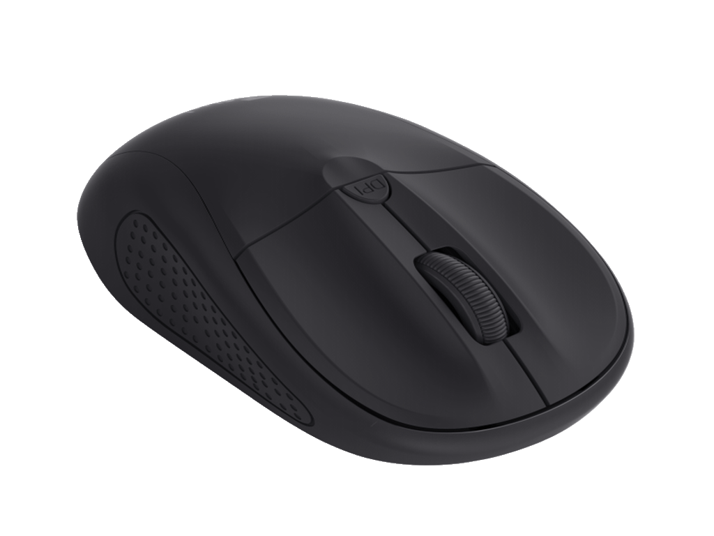 Trust Primo wireless miš, crni 1000-1600 dpi, optički, 4 tipke, USB, 6m wls range - Image 2