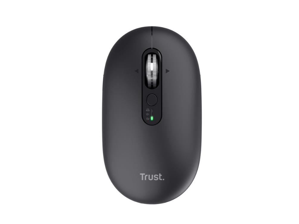 Trust SERON Hyperscroll slim, WRLS miš, crni