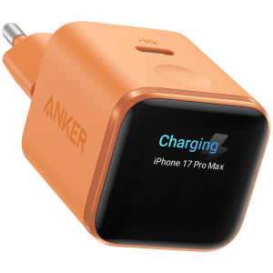 ANKER NANO CGARGER 45W SMART DISPLAY NARANDŽASTI