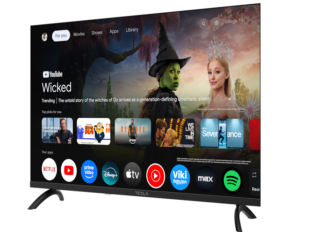 TESLA TV 32E655BHS HD Google Powered by Google TV 2x10W Box Speakers - Image 3