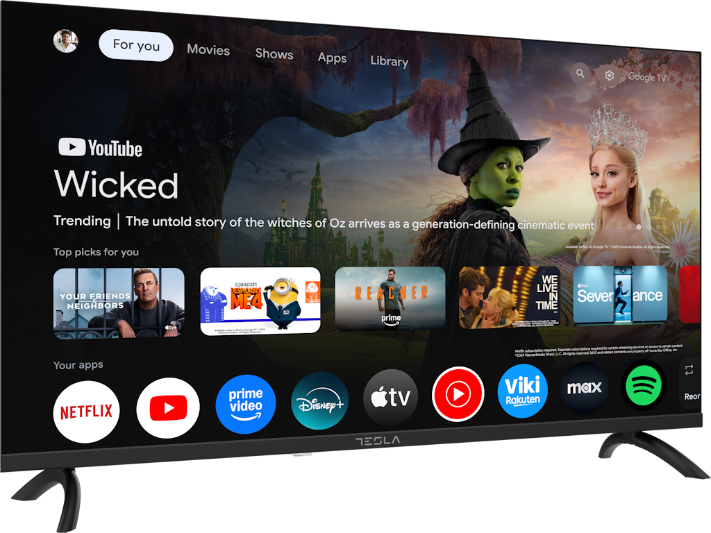 TESLA TV 32E655BHS HD Google Powered by Google TV 2x10W Box Speakers - Image 4