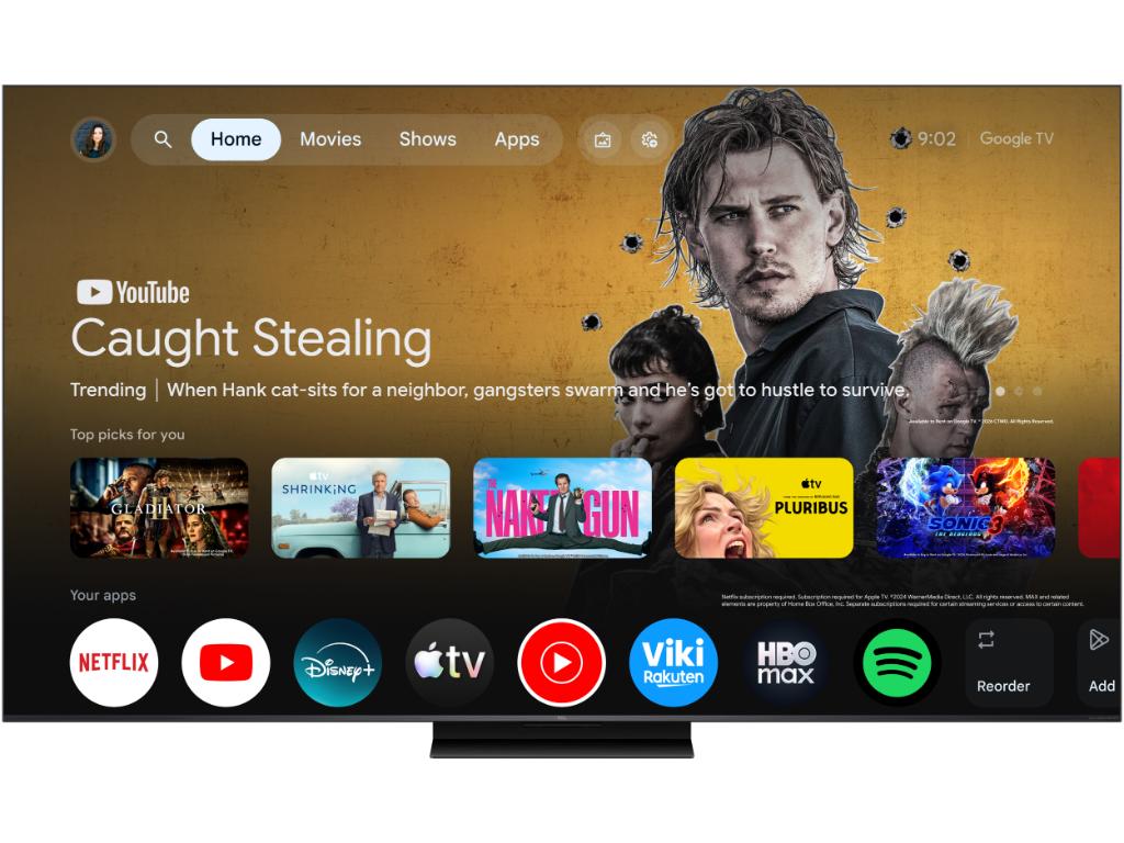 TCL 75"C7L 4K SQD-Mini LED;UHD 144Hz/288Hz FHD Google TV;B&O, 1352 zones, 3000 nits - Image 3
