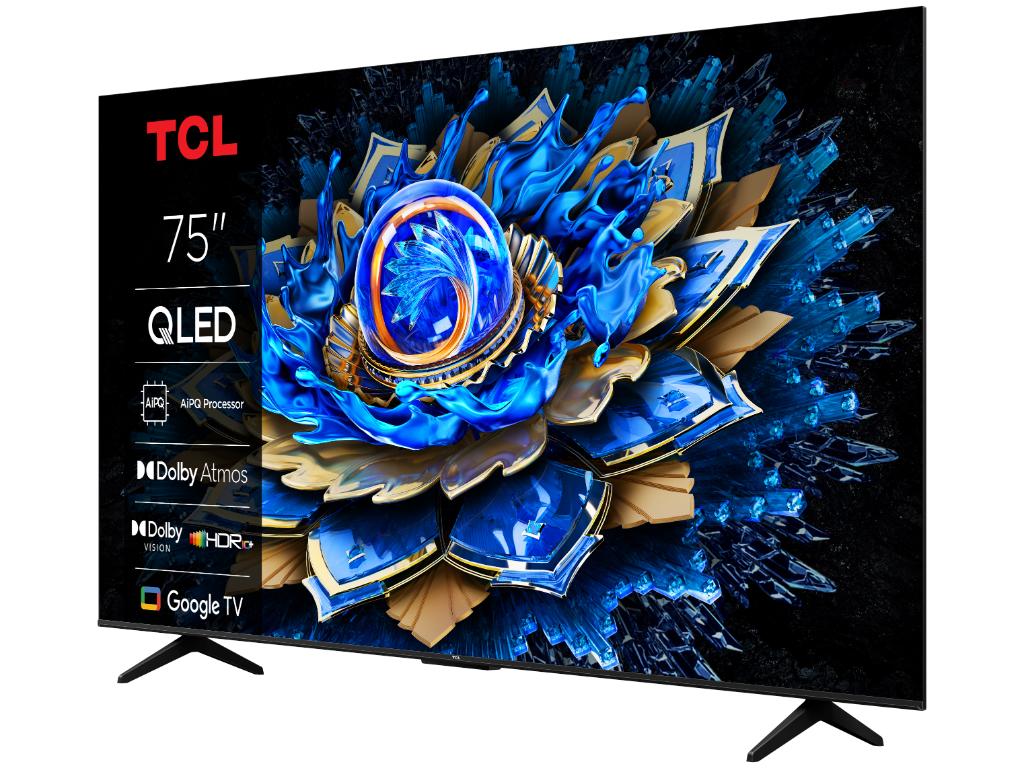 TCL 75"T69C 4K QLED Google TV60Hz (120Hz FHD), Dolby Atmos;Dolby Vision, Onkyo 2.0, 350 nits - Image 3