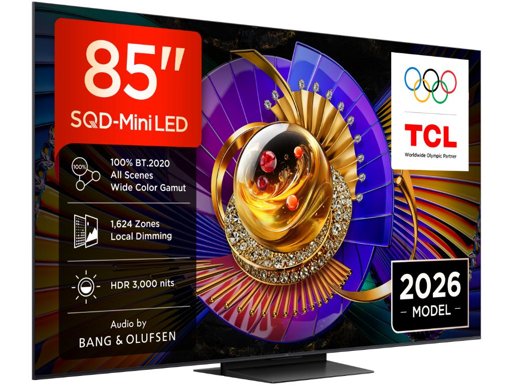 TCL 85"C7L 4K SQD-Mini LED;UHD 144Hz/288Hz FHD Google TV;B&O, 1624 zones, 3000 nits - Image 2