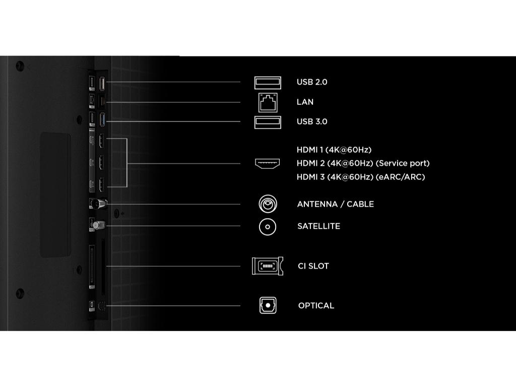 TCL 85"P7L 4K QLED Google TV;60Hz, VRR, Dolby Atmos;Dolby Vision, 450 nits; Onkyo 2.1ch - Image 2