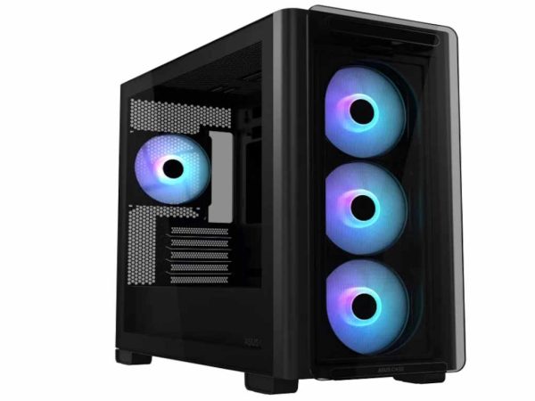 ASUS CASE A23 PLUS TG ARGBBlack, Micro-ATX,4x ARGB fans