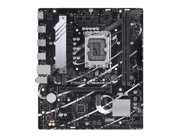 ASUS MB Prime B760M-R D4 LGA 1700, 2x DDR4, 2x M.2, 1x HDMI, 8x USB, mATX
