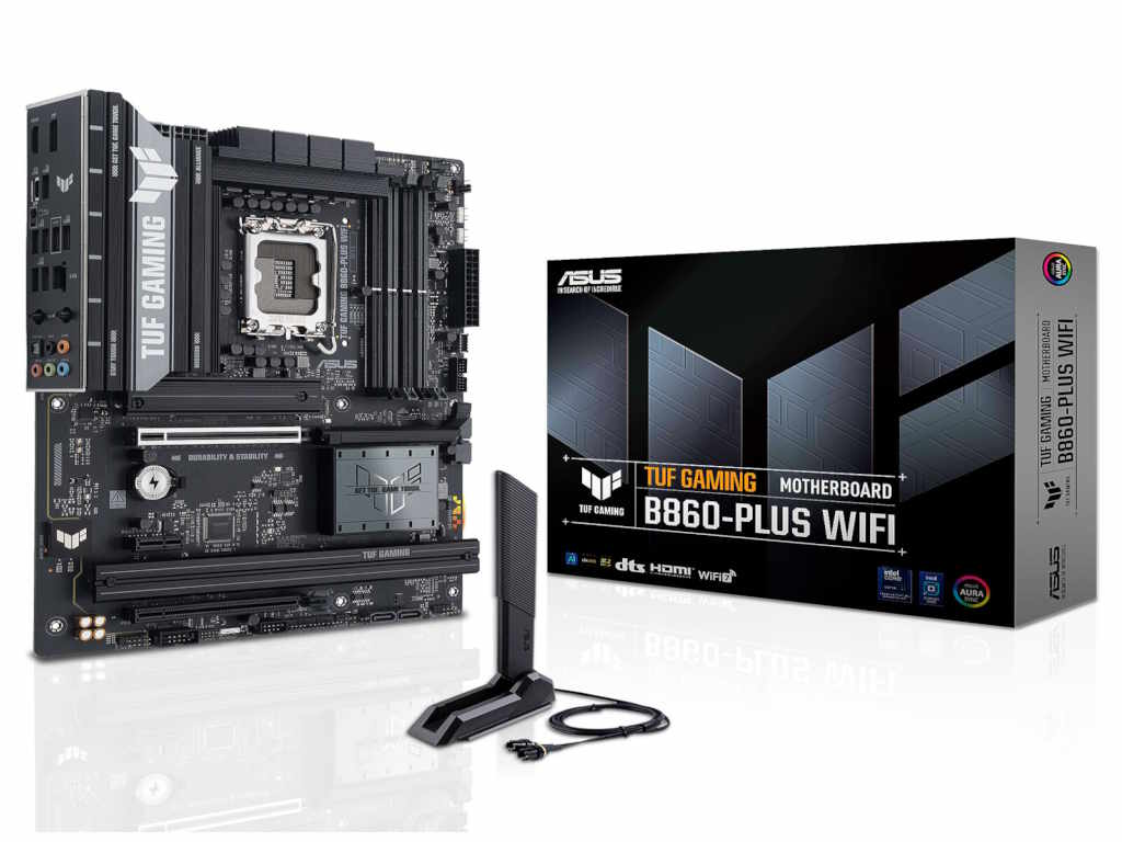 ASUS MB TUF Gaming B860-PLUS WIFI, LGA 1851, 4x DDR5,3xM.2 1x DP, 1x HDMI, 1x USB-C, 8x USB, ATX - Image 3