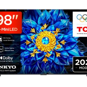 TCL 98"P8L 4K QLED Google TV;QD-Mini LED Dimming 144Hz(288Hz FHD), D.Atmos, D.Vision 450 nits