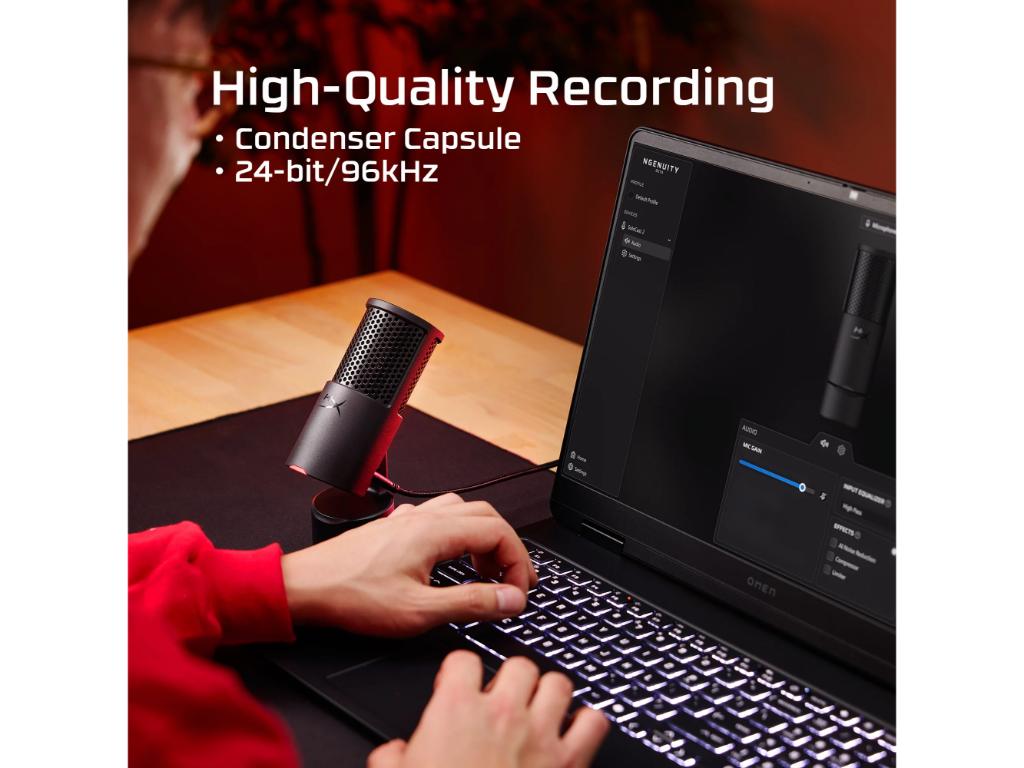 HyperX SoloCast 2USB Microphone (Black) - Image 7