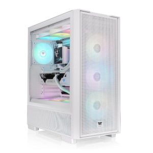 Thermaltake S380 TG ARGB SnowMid Tower, tempered glass4xARGB fans, VGA: 400mm