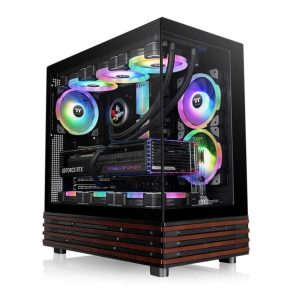 Thermaltake View 270 Plus WSARGB, Mid Tower,tempered glasswood, 3xARGB fans, VGA: 420mm