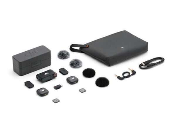 DJI Mic 3 (2TX+1RX+CC)mikrofon, prenos zvuka do 250m5.5h snimanja,48kHz 24 zvuk,OLED zaslon