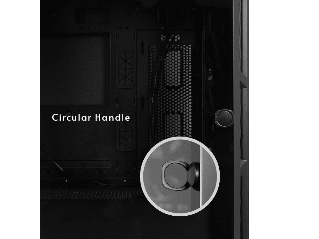 Chieftec Apex Case4x120mm A-RGB fans,control hubtempered glass, E-ATX - Image 4