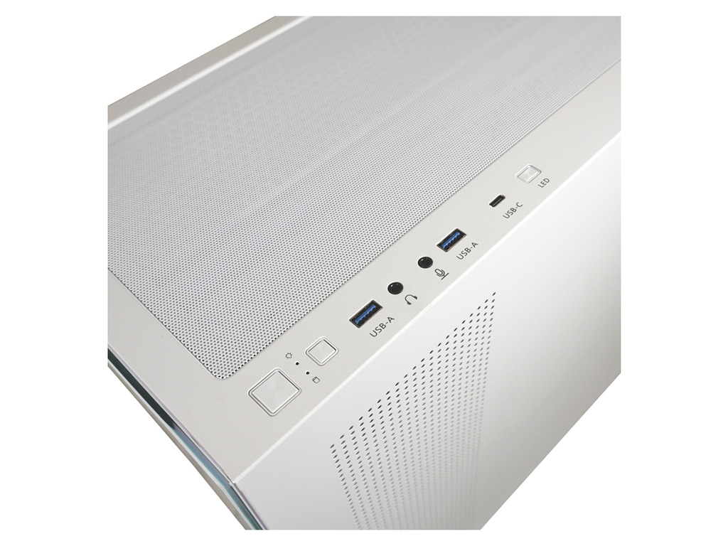 LC-Power Case Gaming 715W Midi-tower, ATX, 4x ARGB fan1x USB-C, 2x USB-A, White - Image 3