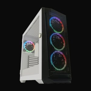 LC-Power Case Gaming 805BWHolo-1_X, Midi-Tower,4x120ARGBGPU: 390mm, CPU Cooler: 165mm